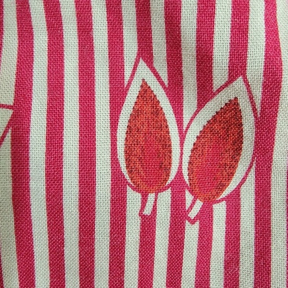 Barneys New York Made In Italy Sleeveless Midi Dress Cotton Lined Red Size 40 4‎ - Picture 7 of 13